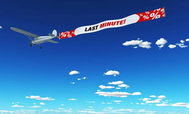 Sparen durch Lastminute Flüge